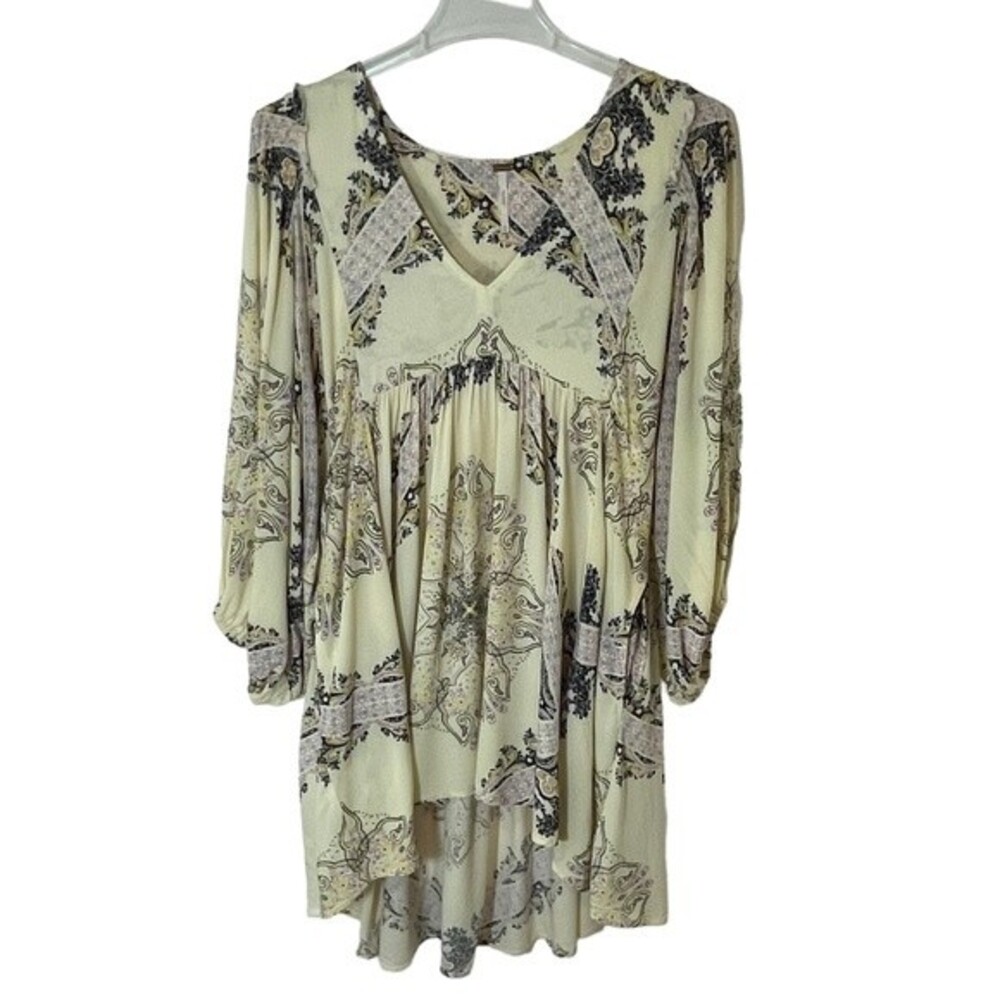 Free People Girl Talk Tunic High Low Hem